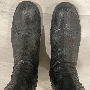 Carpe Diem | Shoes | Mens Carpe Diem Python Black Boots In  display picture 3